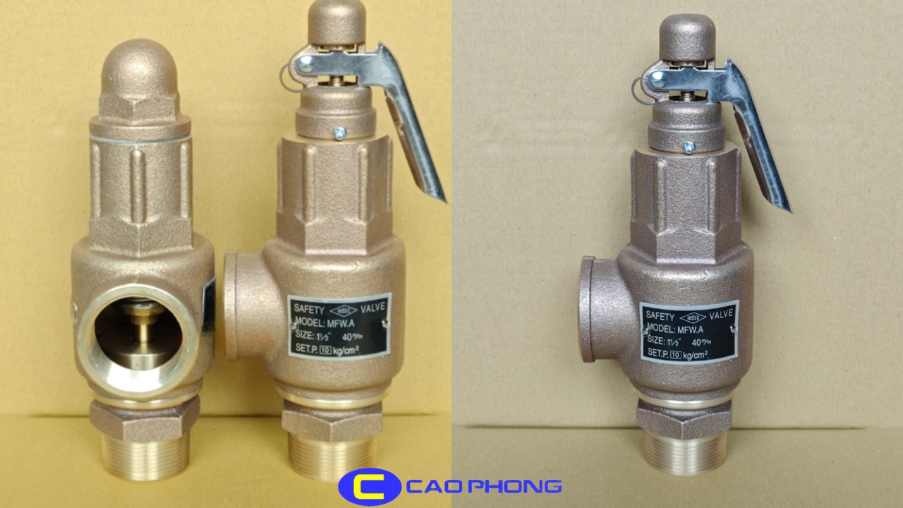 Van an toàn HISEC DN15 kết nối ren chuẩn BSPT