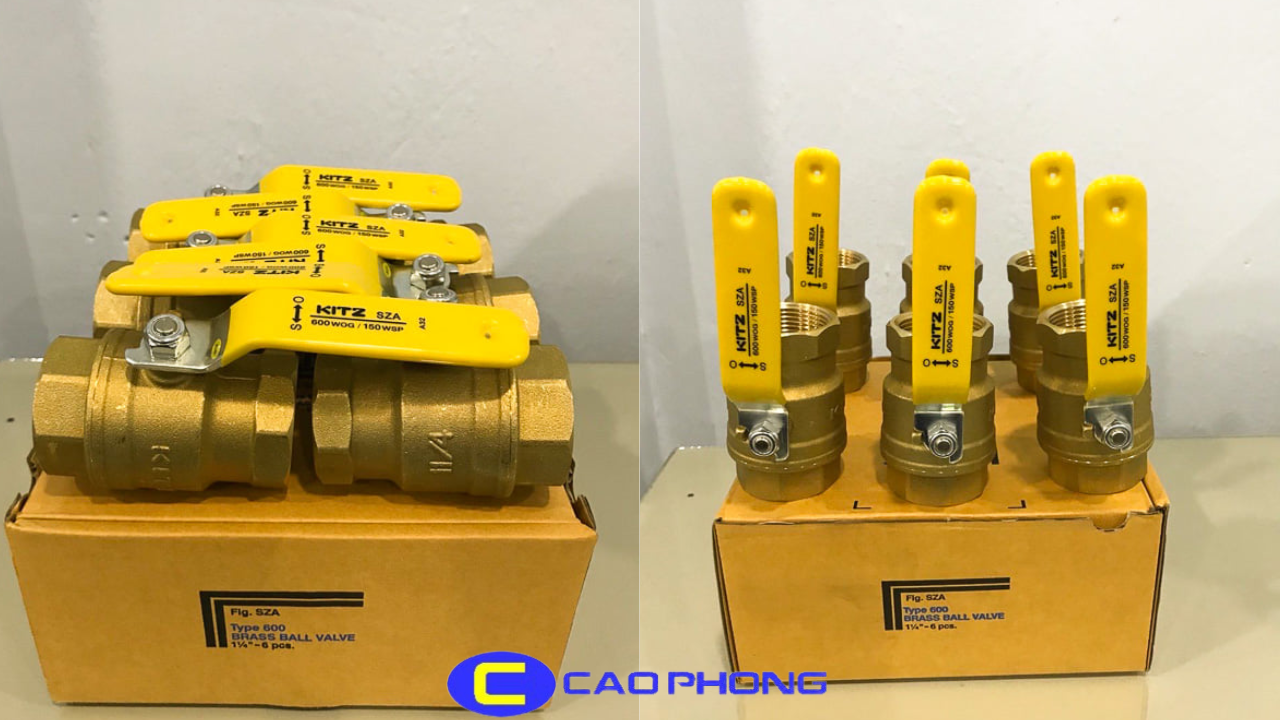 Hàng hóa Van Bi SZA Tay Gạt luôn sẵn kho tại Cao Phong, đa dạng kích thước