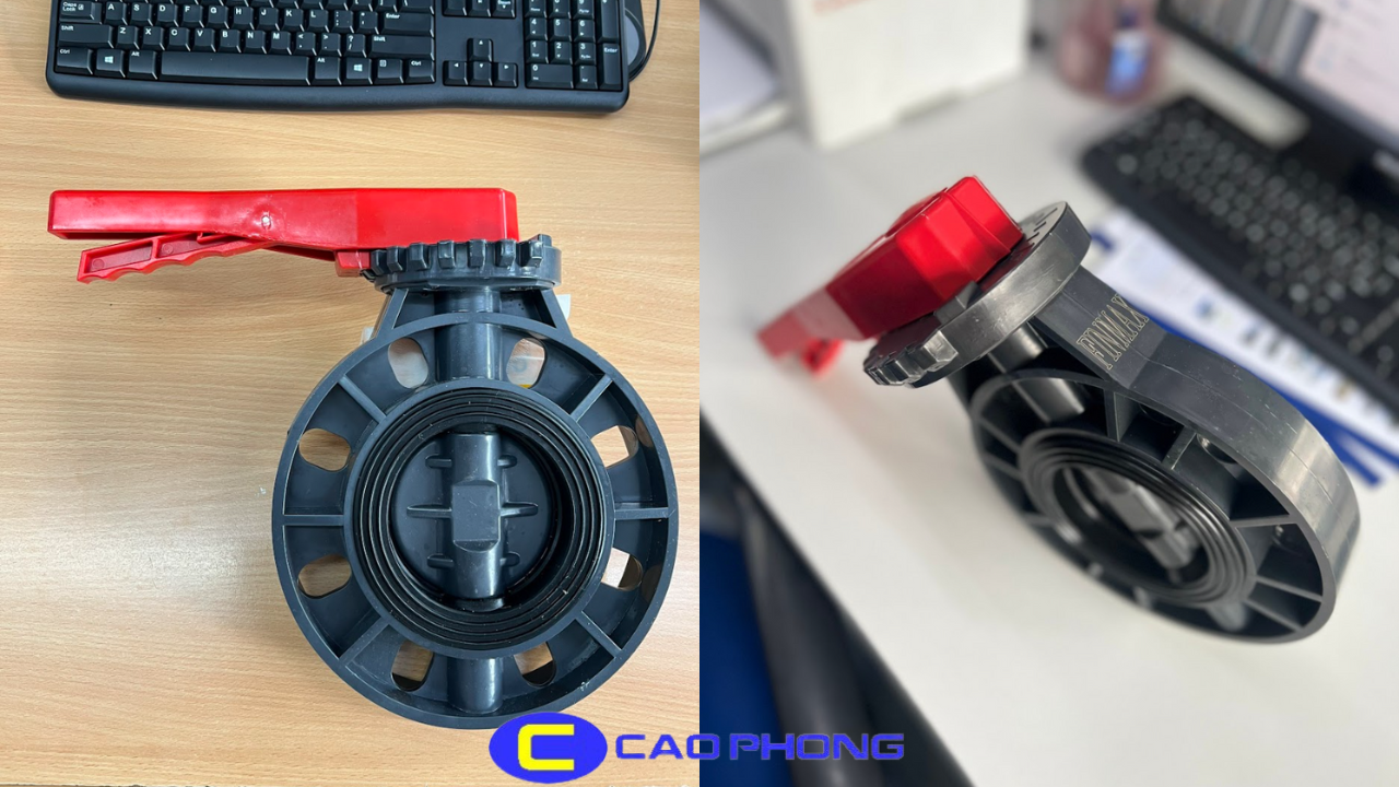 Van bướm nhựa tay gạt FINMAX mang đến hiệu quả vượt trội với cấu tạo từ nhựa PVC bền bỉ, ổn định