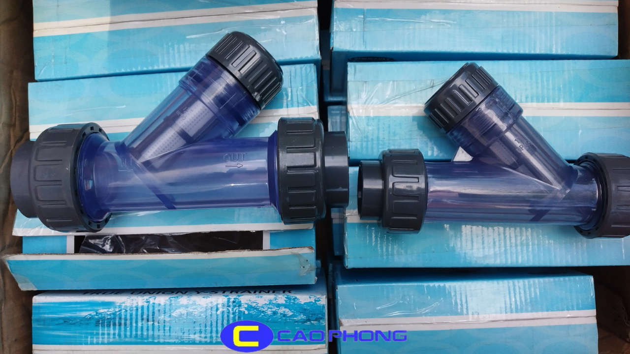 Y lọc nhựa uPVC Jumpanny chống ăn mòn, thích hợp xử lý nước