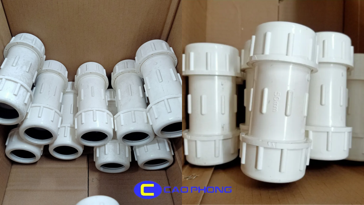 Sản phẩm nối nhanh PVC trắng chất lượng cao, được phân phối chính hãng tại Cao Phong