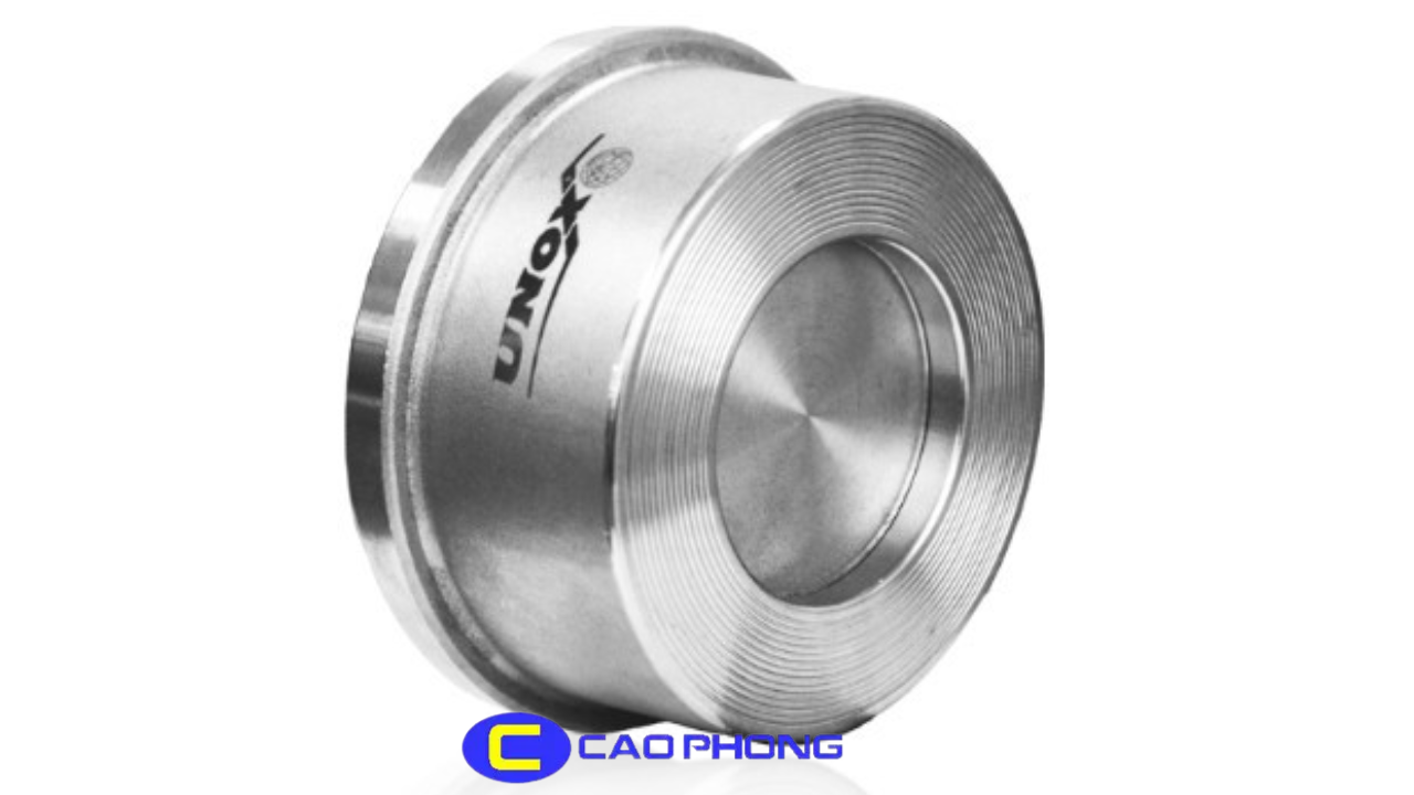 Van một chiều dạng đĩa inox 316 UNOX có khả năng chống ăn mòn tuyệt vời