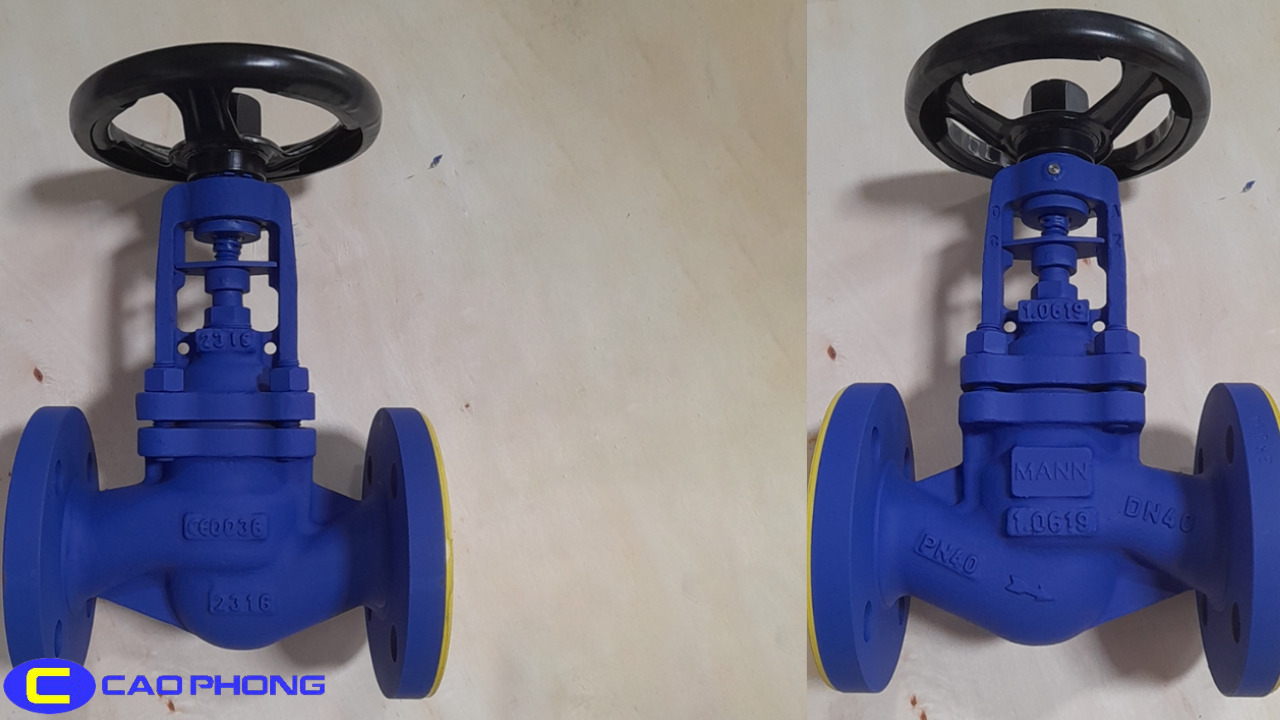 Van Cầu Thép MANN Bellow Sealed Mặt Bích PN16