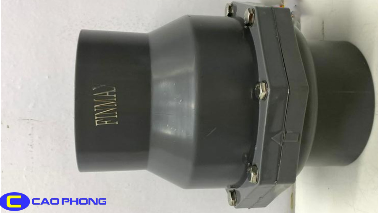 Van một chiều lá lật PVC FINMAX phù hợp tưới tiêu và hồ cá