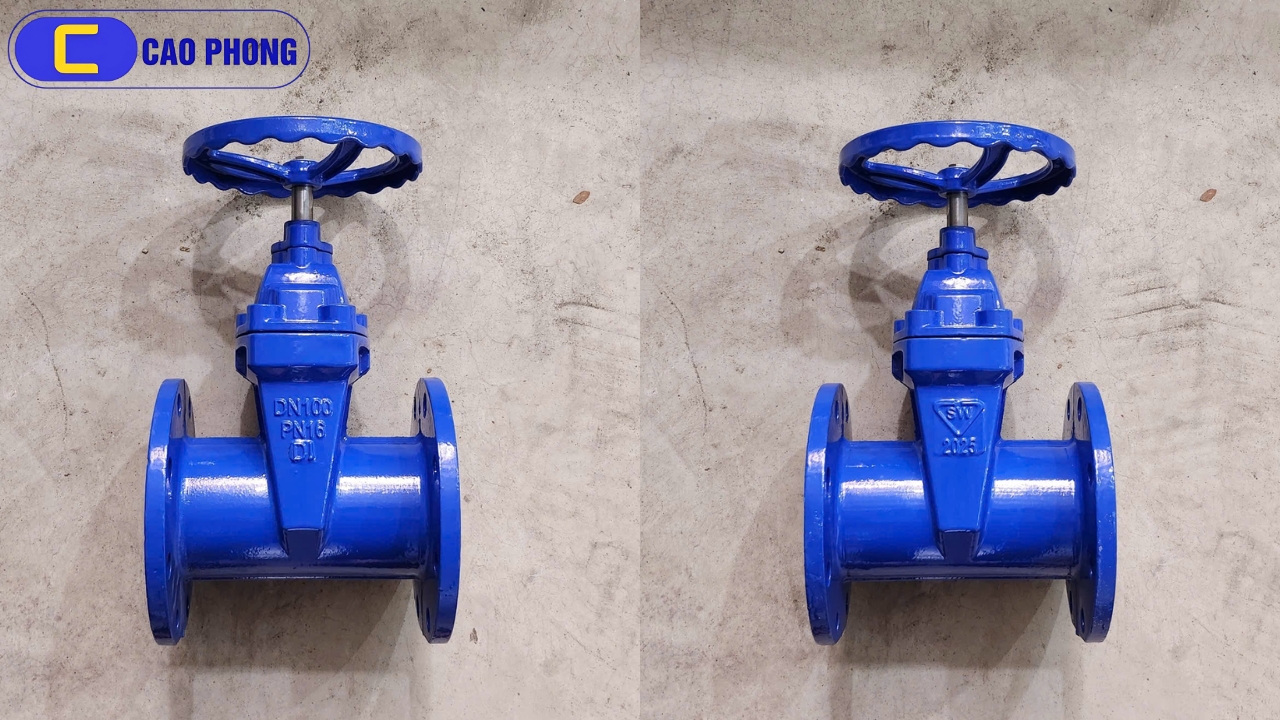 Sản phẩm van cổng gang DN100 (Phi110) Samwoo PN16 chính hãng Samwoo mang lại độ kín và hiệu quả vượt trội