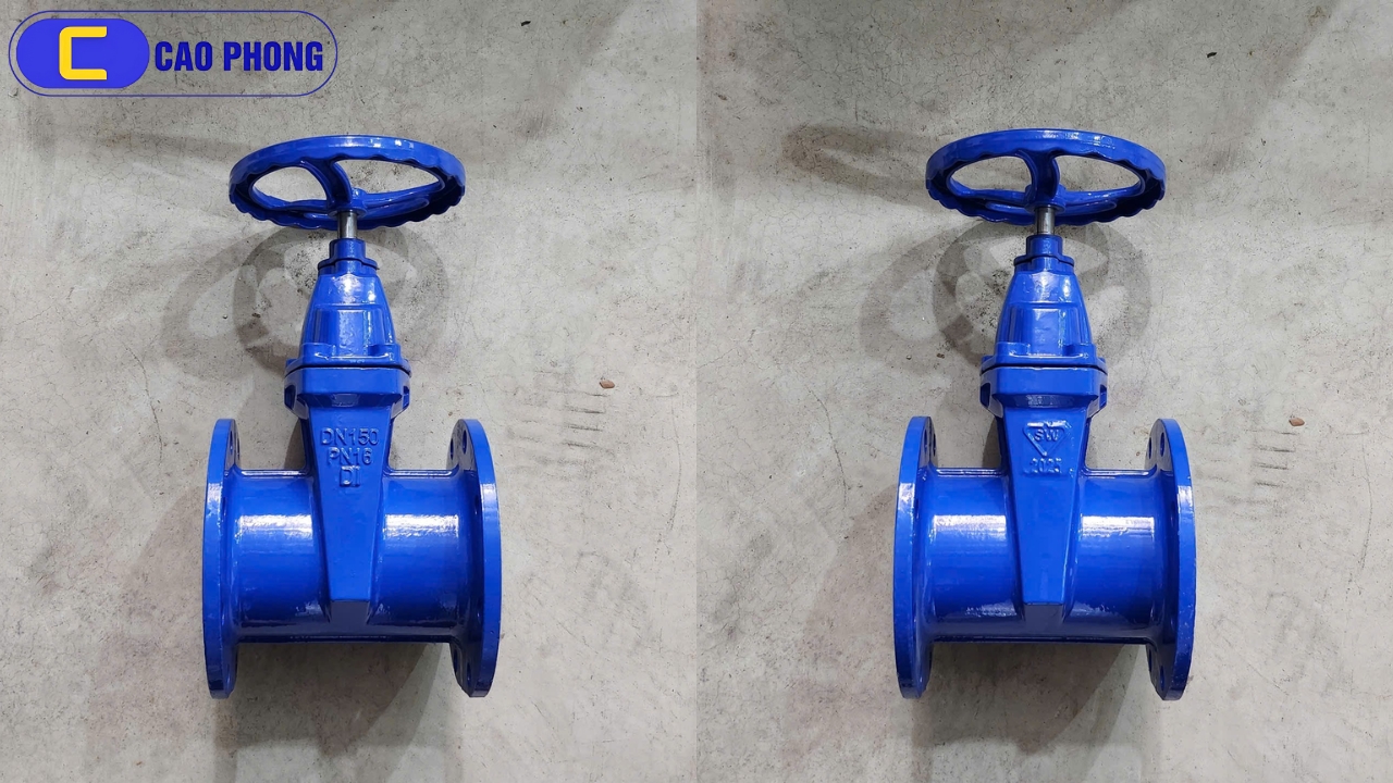 Độ bền cao, thiết kế chắc chắn của van cổng gang DN150 (Phi68) Samwoo PN16 mang lại hiệu quả vận hành ổn định