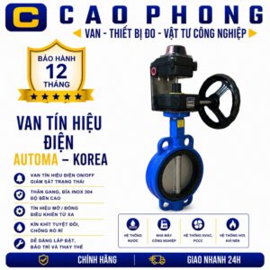 Van tín hiệu điện Automa Korea - Cao Phong