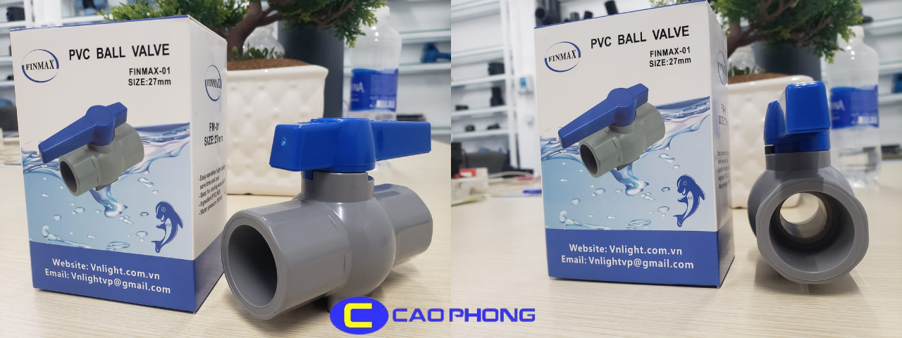 Cao Phong cung cấp van bi đúc PVC đúc chính hãng, đa dạng kích thước