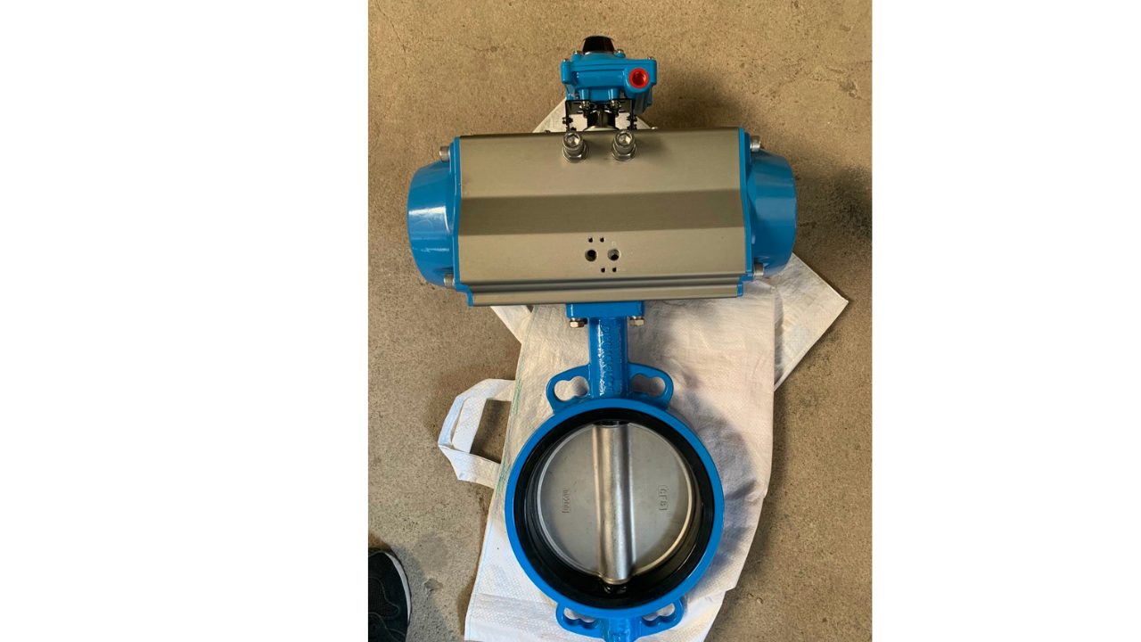 Van bướm điều khiển khí nén KST phù hợp hệ thống tự động hóa