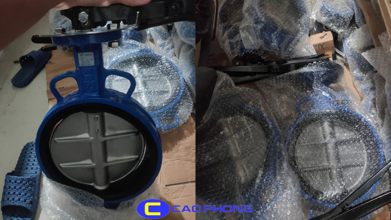 Đóng mở mượt mà và chống ăn mòn vượt trội cùng van bướm SW thân gang đĩa inox