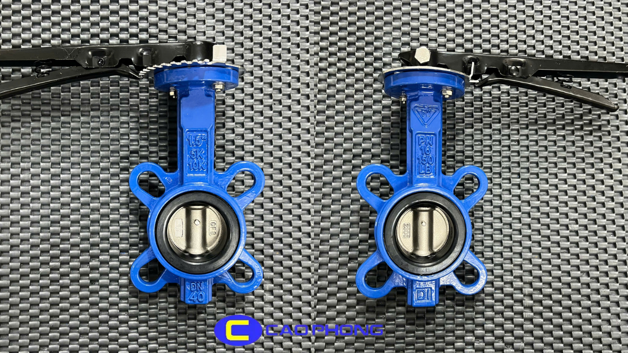 Van bướm gang DN40 Samwoo phù hợp với hệ thống ống nhỏ nhưng đòi hỏi độ bền cao