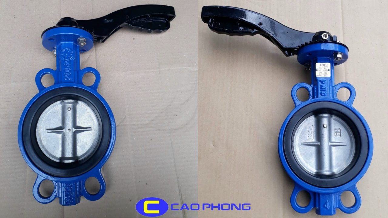 Cao Phong cung cấp van bướm tay gạt seat NBR với đầy đủ CO – CQ