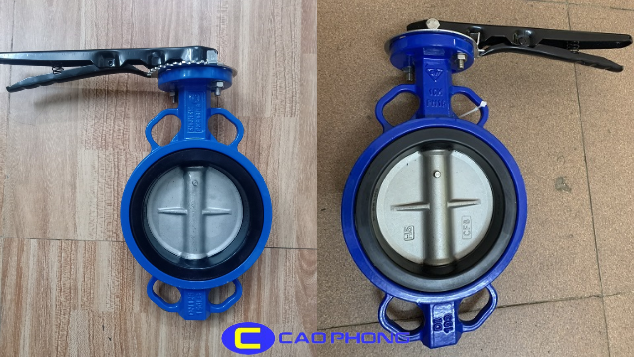 Cao Phong cung cấp van bướm tay gạt Samwoo PN16 chính hãng, giá tốt