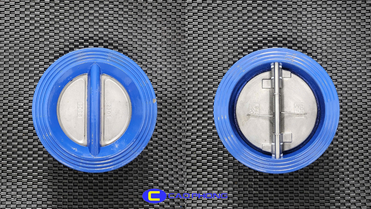 Van một chiều cánh bướm DN150 Samwoo có thiết kế tối ưu cho hệ thống áp lực lớn