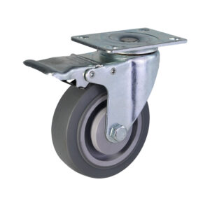 Bánh xe đẩy nhựa TPR CP094 xoay có khóa