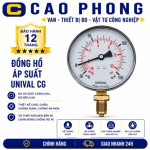 Đồng hồ áp suất Unival CG - Cao Phong