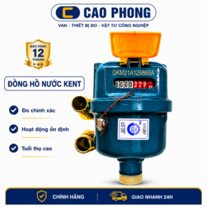 Đồng hồ nước KENT DN15 cấp C Phi 21 - Cao Phong