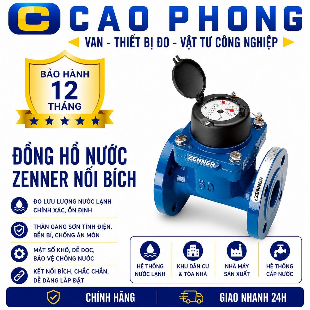 dong-ho-nuoc-zenner-noi-bich-cao-phong Đồng hồ đo nước Zenner nối bích - Cao Phong