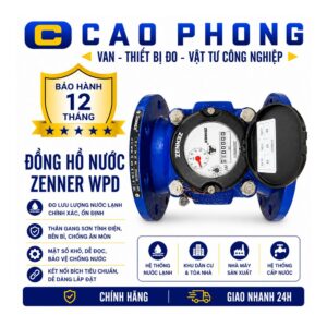 Đồng hồ đo nước Zenner WPD - Cao Phong