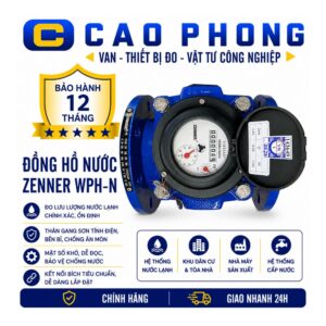 Đồng hồ đo nước Zenner WPH-N - Cao Phong