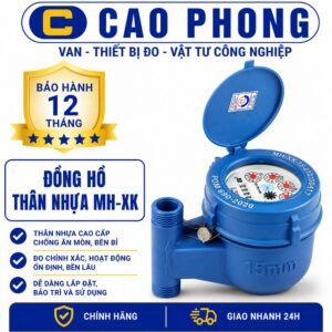 Đồng hồ thân nhựa MH-XK - Cao Phong