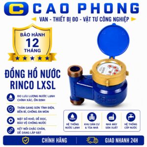 Đồng hồ đo nước Rinco LXSL - Cao Phong