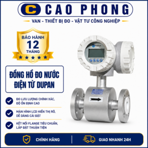 Đồng hồ đo lưu lượng nước điện tử Dupan - Cao Phong