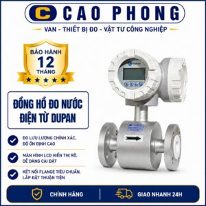 Đồng hồ đo lưu lượng nước điện tử Dupan - Cao Phong