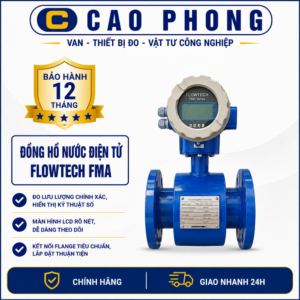 Đồng hồ nước điện tử Flowtech FMA - Cao Phong