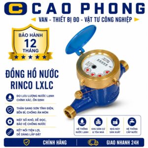 Đồng hồ đo nước Rinco LXSG - Cao Phong