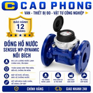 Đồng hồ đo nước Sensus WP Dynamic nối bích - Cao Phong