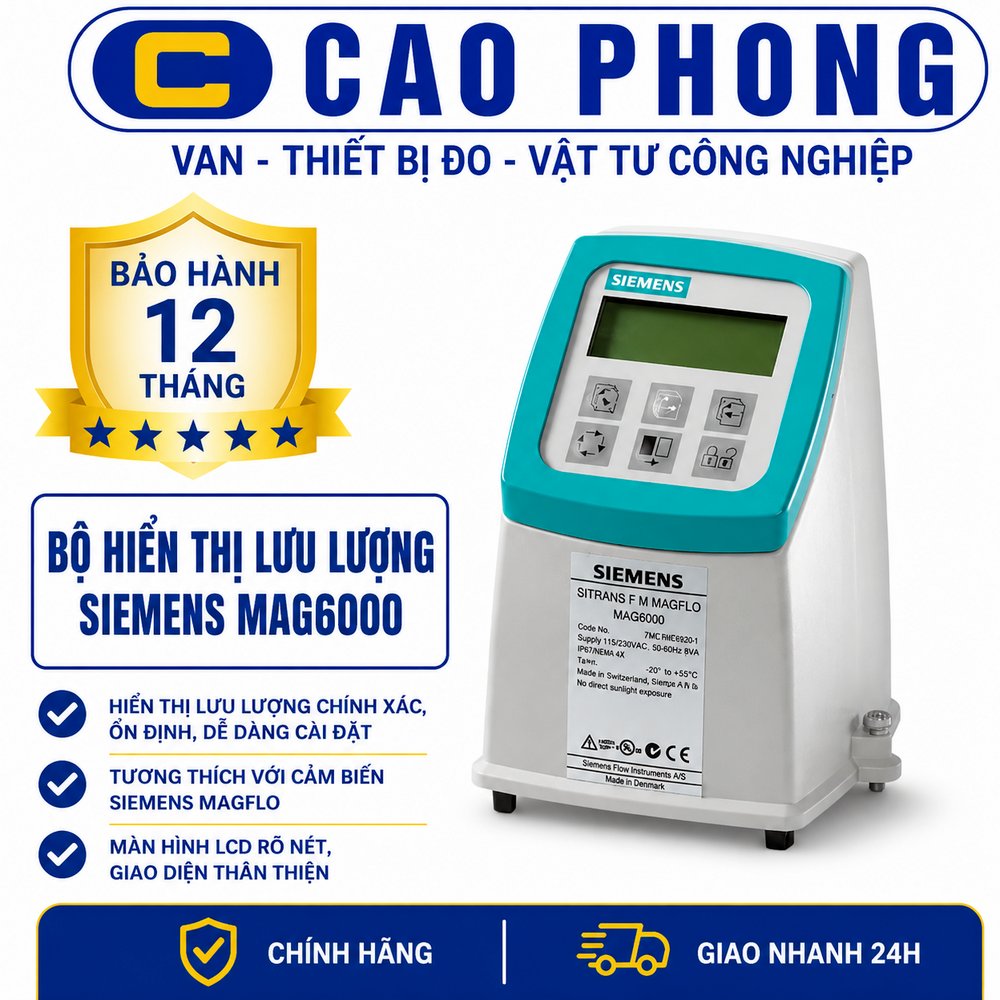 Bộ hiển thị lưu lượng SIEMENS MAG6000 - Cao Phong Bộ hiển thị lưu lượng SIEMENS MAG6000 - Cao Phong