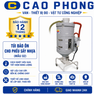 Túi bảo ôn cho phễu sấy nhựa Mẫu 02 - Cao Phong