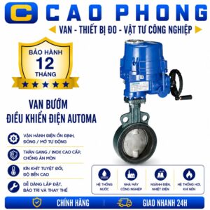 Van bướm điều khiển điện Automa - Cao Phong
