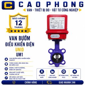 Van bướm điều khiển điện Unid UM1 - Cao Phong
