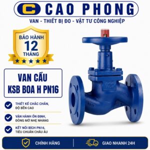 Van cầu KSB BOA-H PN16 - Cao Phong