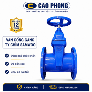 Van cống gang DN125 Phi 140 Samwoo - Cao Phong