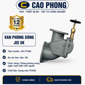 Van phòng sông JIS 5K - Cao Phong