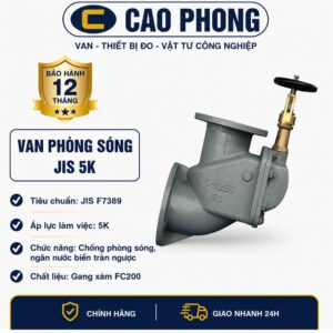 Van phòng sông JIS 5K - Cao Phong