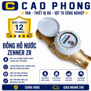 Đồng hồ đo nước Zenner Coma MTK-DM - Cao Phong