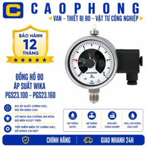 Đồng hồ đo áp suất WIKA PGS23-100 PGS23-160 - Cao Phong
