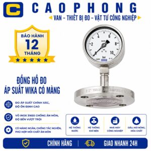 Đồng hồ đo áp suất WIKA có màng - Cao Phong