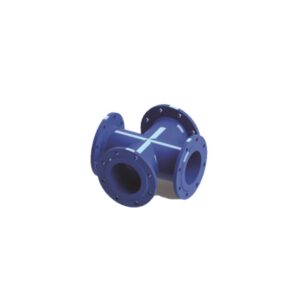 Cút Gang Chữ Thập Đầu B - All Flanged Cross - Cao Phong