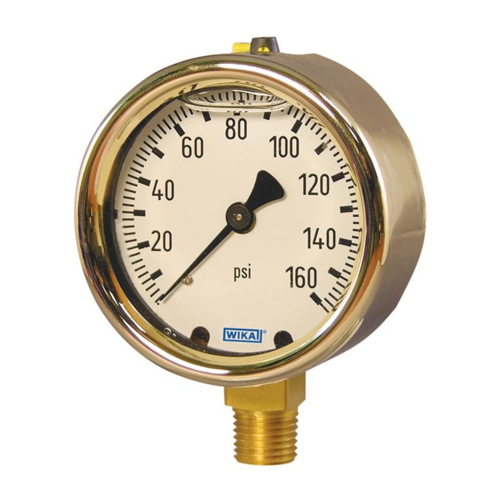 Đồng hồ đo áp suất bourdon brass chính hãng - Cao Phong Đồng hồ áp suất JIJIA 63mm - Cao Phong