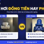 So sánh bẫy hơi đồng tiền và bẫy hơi phao - ảnh thực tế Cao Phong